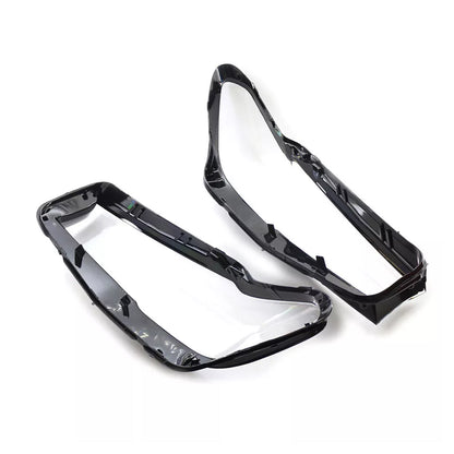 2PCS Headlight Headlamp Lens Cover Shell For BMW 5 SERIES G30 G38 2020-2022