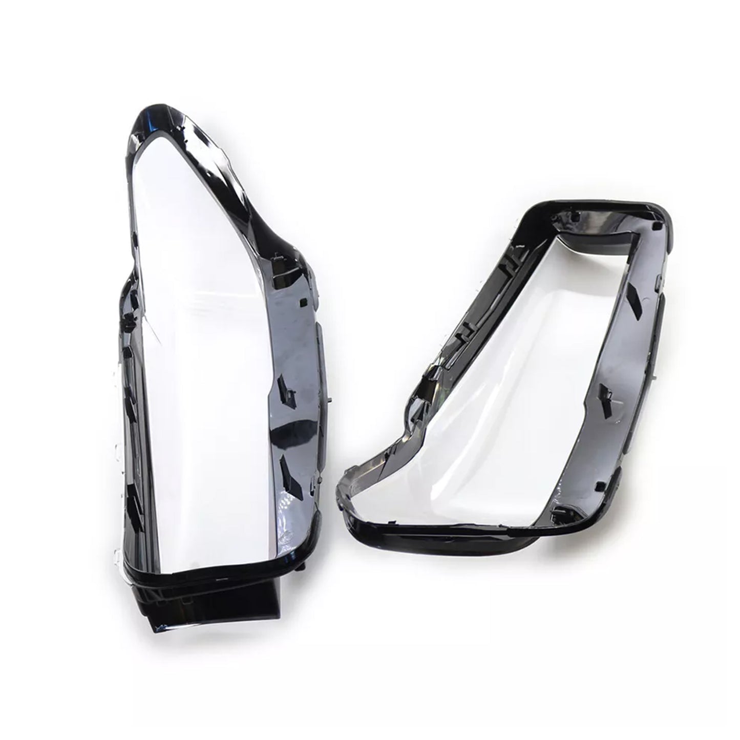 2PCS Headlight Headlamp Lens Cover Shell For BMW 5 SERIES G30 G38 2020-2022