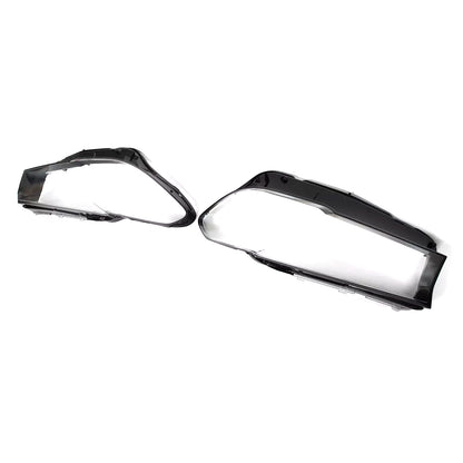 2PCS Headlight Headlamp Lens Cover Shell For BMW 5 SERIES G30 G38 2020-2022