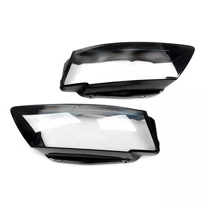 2PCS Headlight Headlamp Lens Cover Shell For Audi A5 S5 RS5 2008-2012