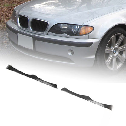 2PCS Upper Headlight Cover Strips For BMW E46 330i 330Xi 325i 325Xi 2002-2005