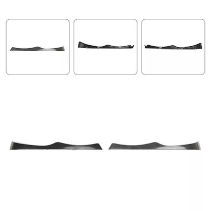 2PCS Upper Headlight Cover Strips For BMW E46 330i 330Xi 325i 325Xi 2002-2005