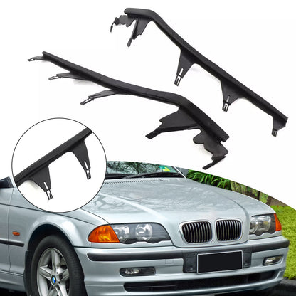 2PCS Headlight Seal Strip Sealing Lips For BMW 3 Series E46 COUPE M3 330CI-