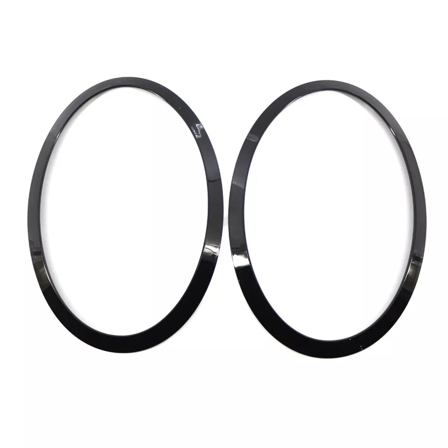 2PCS Gloss Black Headlight Bezel Trim Ring For Mini Cooper F55 F56 F57 2014-2021