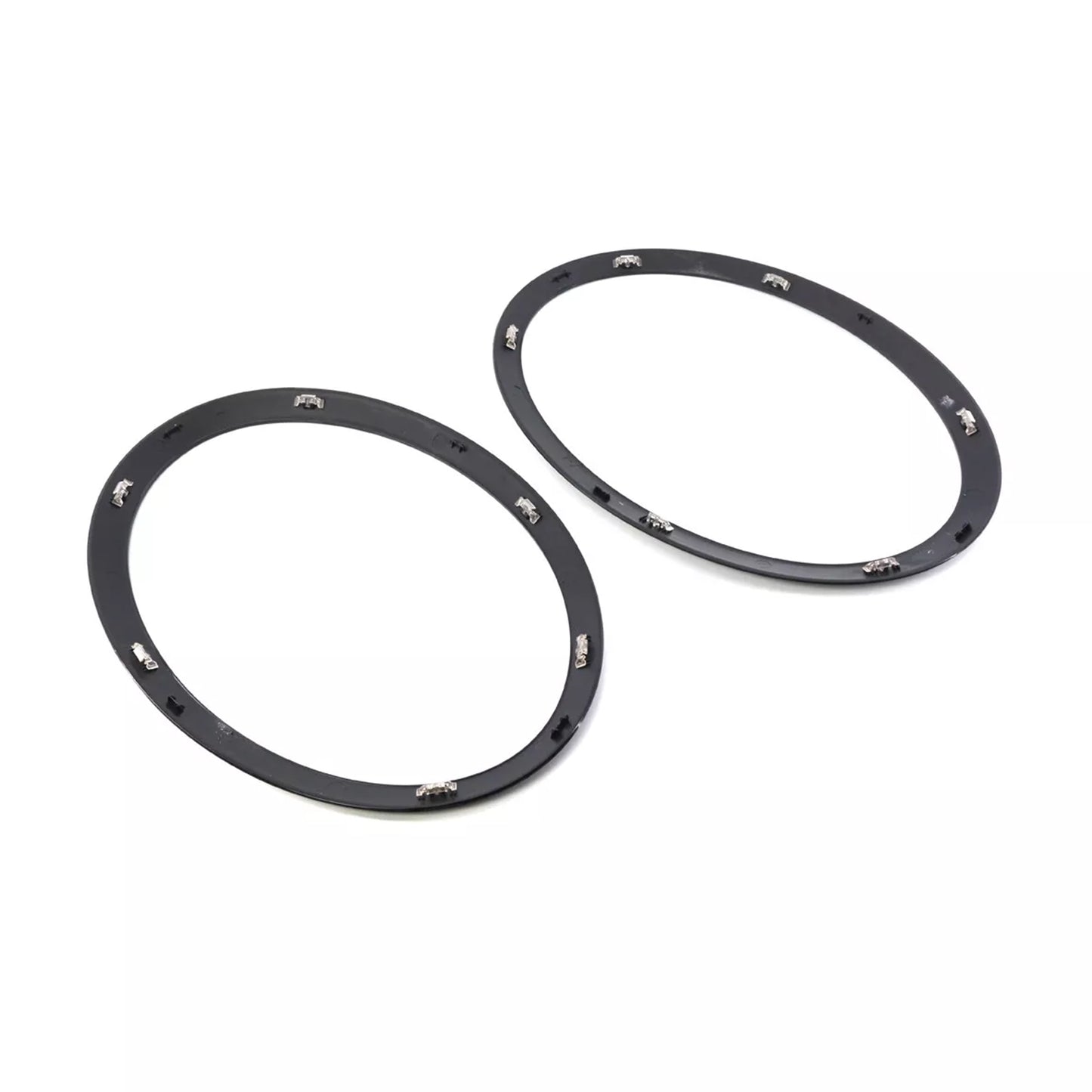 2PCS Gloss Black Headlight Bezel Trim Ring For Mini Cooper F55 F56 F57 2014-2021