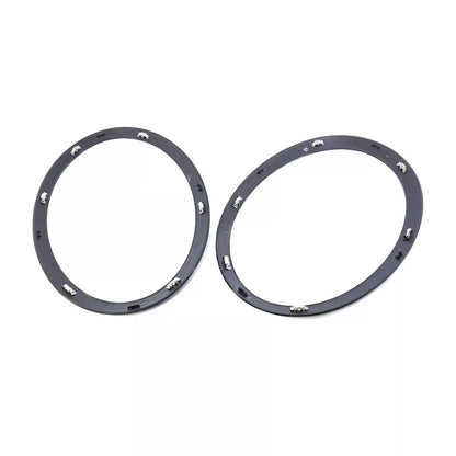 2PCS Gloss Black Headlight Bezel Trim Ring For Mini Cooper F55 F56 F57 2014-2021