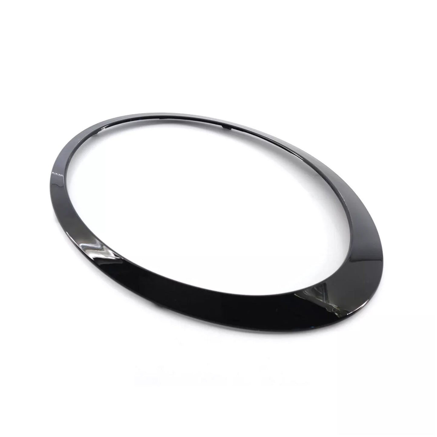 2PCS Gloss Black Headlight Bezel Trim Ring For Mini Cooper F55 F56 F57 2014-2021