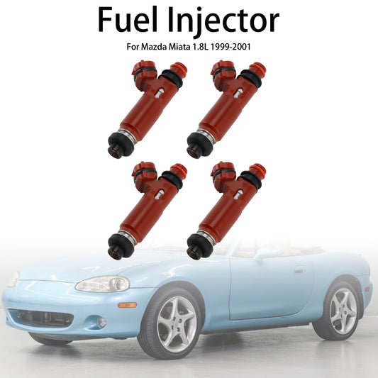 4PCS Fuel Injector 195500-3310 Fit Mazda Miata 1.8L 1999-2001 1955003310