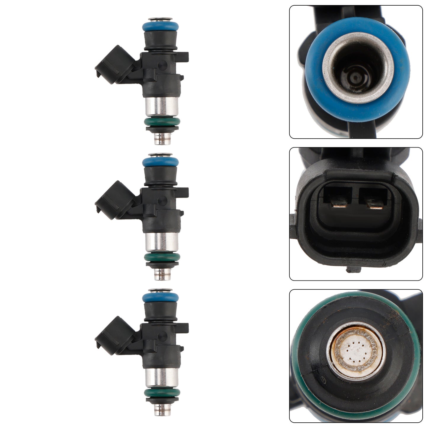 3PCS Fuel Injector EAT307 Fit Smart Fortwo 1.0L 2008-2015 1465A129