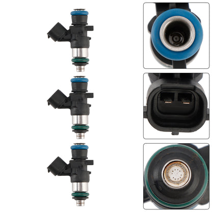 3PCS Fuel Injector EAT307 Fit Smart Fortwo 1.0L 2008-2015 1465A129