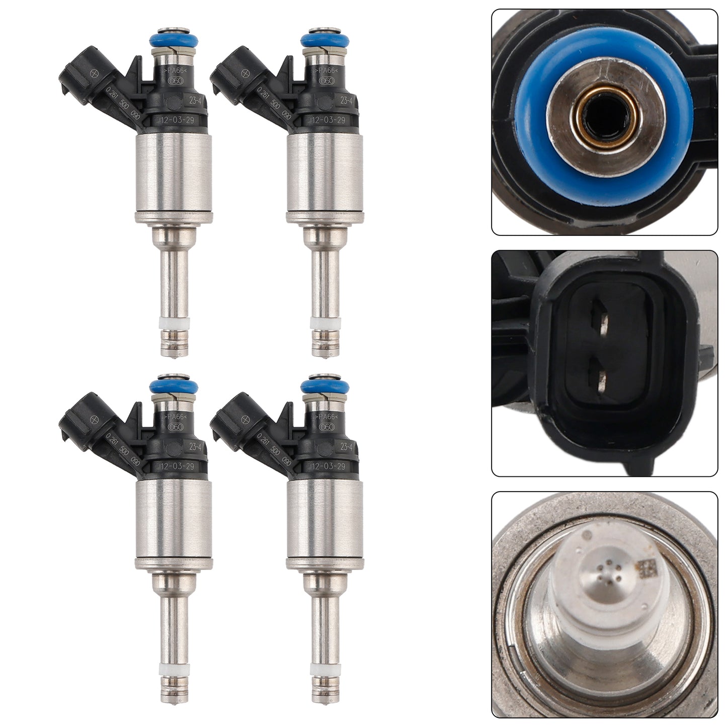 4PCS Fuel Injector 0261500090 Fit Nissan Rogue 2017-2019 2.0L 16600-1VA0A