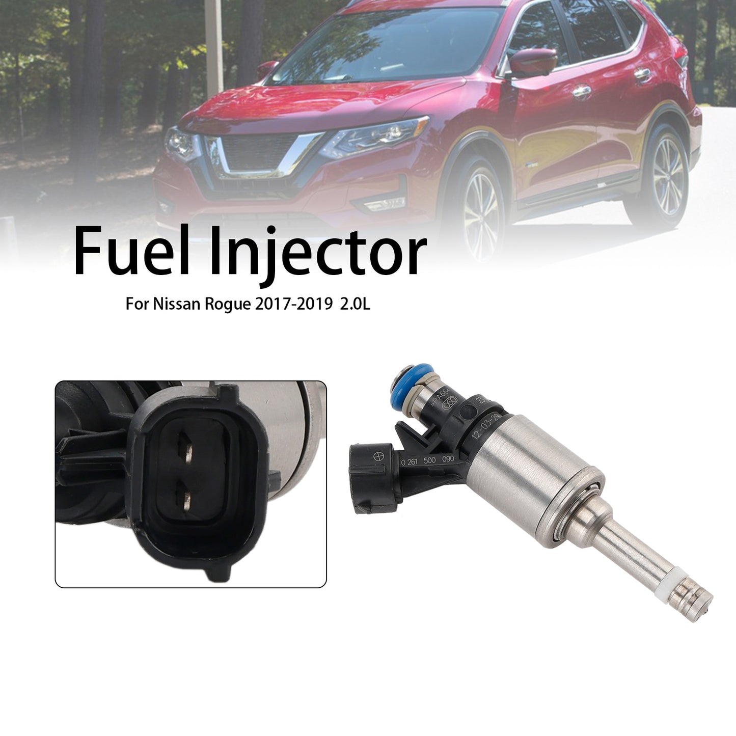1PCS Fuel Injector 0261500090 Fit Nissan Rogue 2017-2019 2.0L 16600-1VA0A