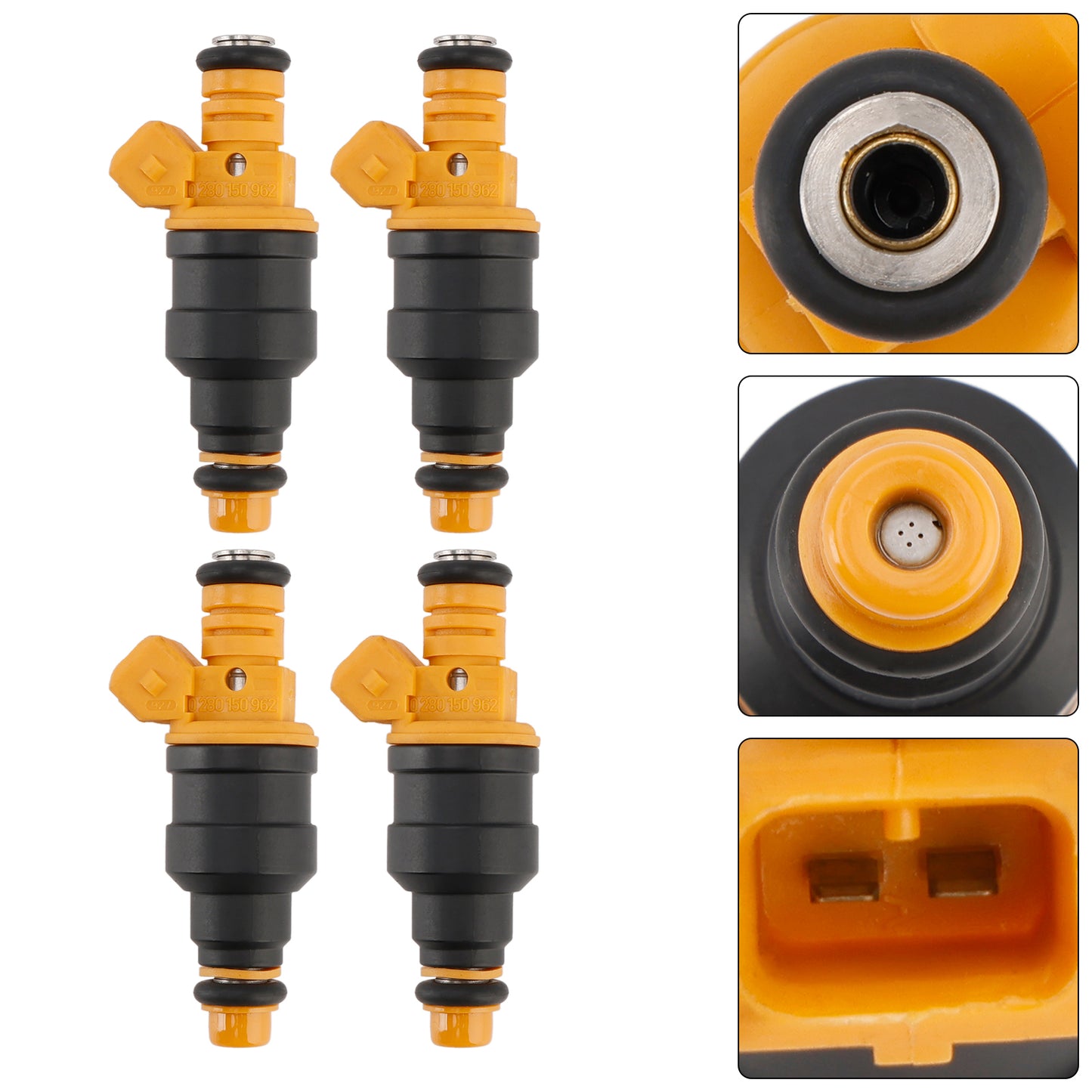 4PCS Fuel Injector 0280150962 Fit Opel Senator B 3.0L 1988-1993 93208787