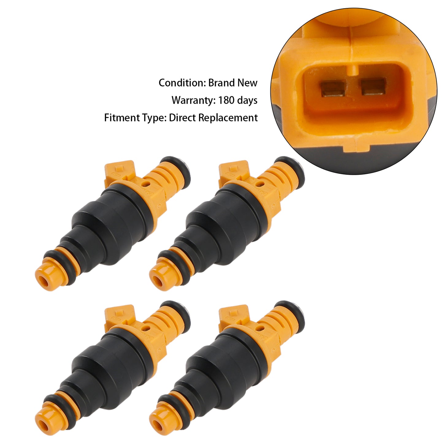 4PCS Fuel Injector 0280150962 Fit Opel Senator B 3.0L 1988-1993 93208787