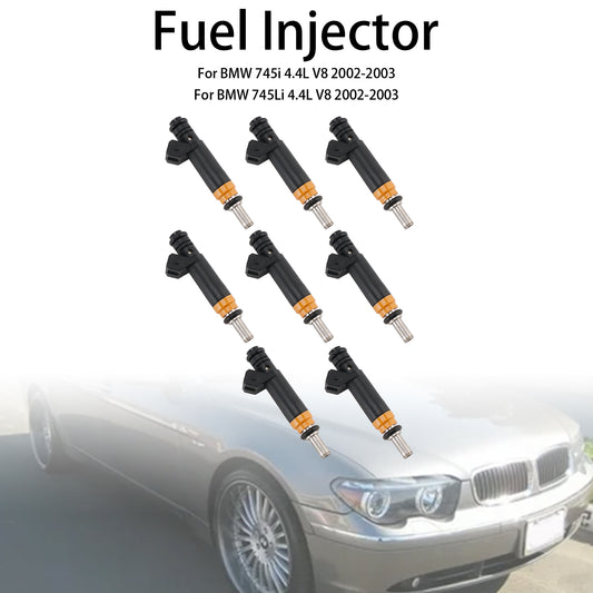8PCS Fuel Injector 7506924 Fit BMW 745i 745Li 4.4L V8 2002-2003 155-0486