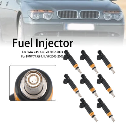 8PCS Fuel Injector 7506924 Fit BMW 745i 745Li 4.4L V8 2002-2003 155-0486