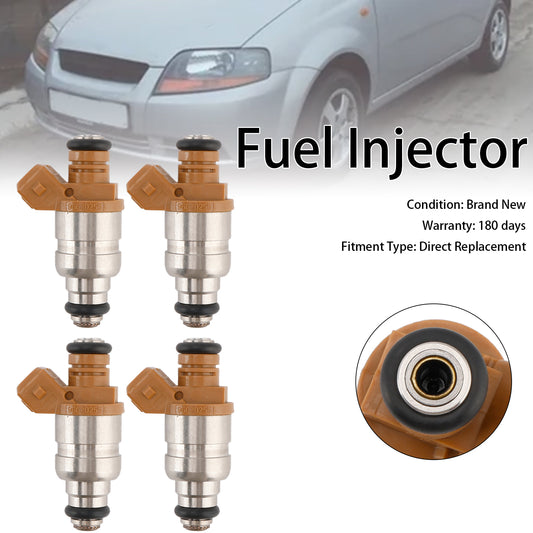4PCS Fuel Injector 96620255 Fit Chevrolet Fit Daewoo Matiz 0.8L 1.0L 96518620