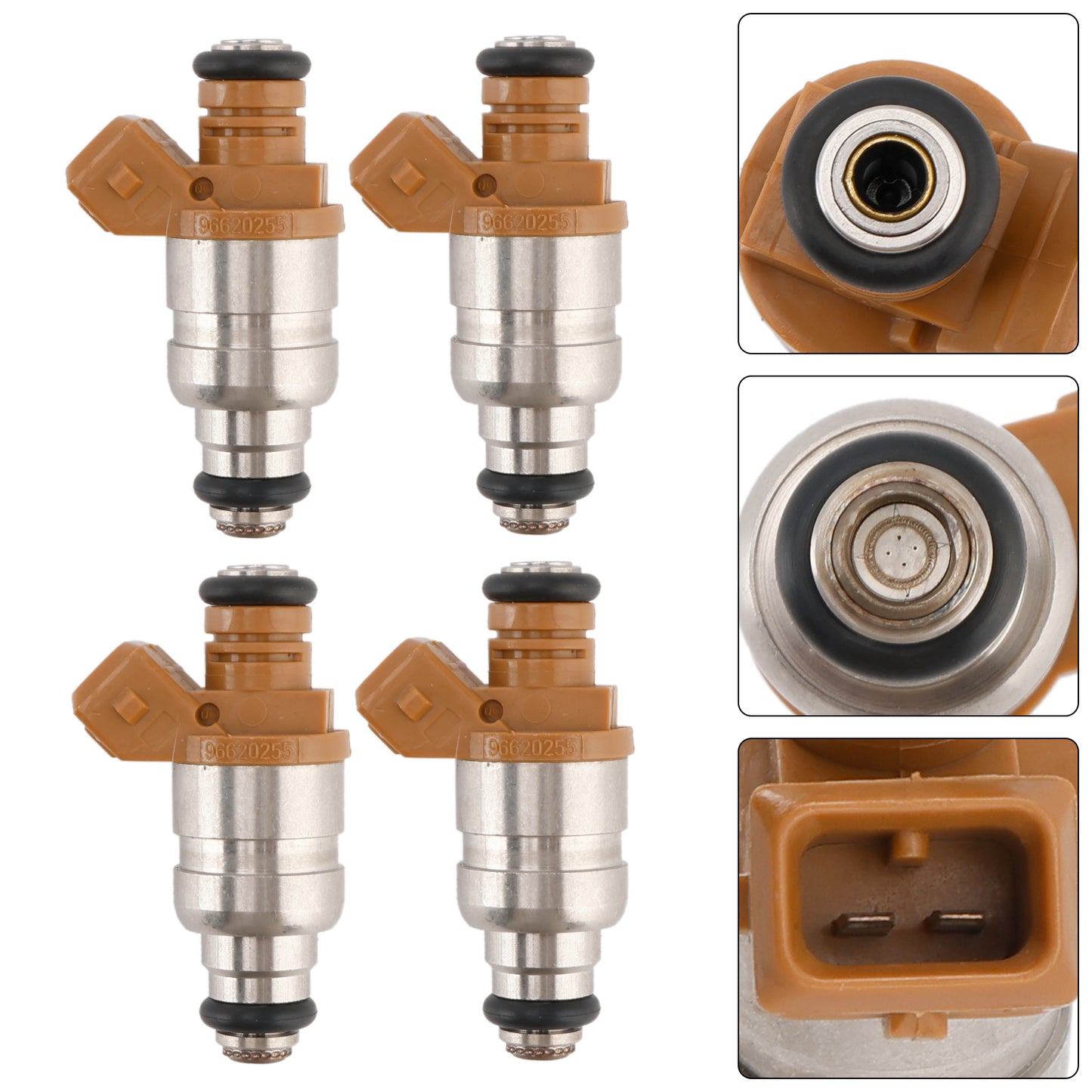 4PCS Fuel Injector 96620255 Fit Chevrolet Fit Daewoo Matiz 0.8L 1.0L 96518620