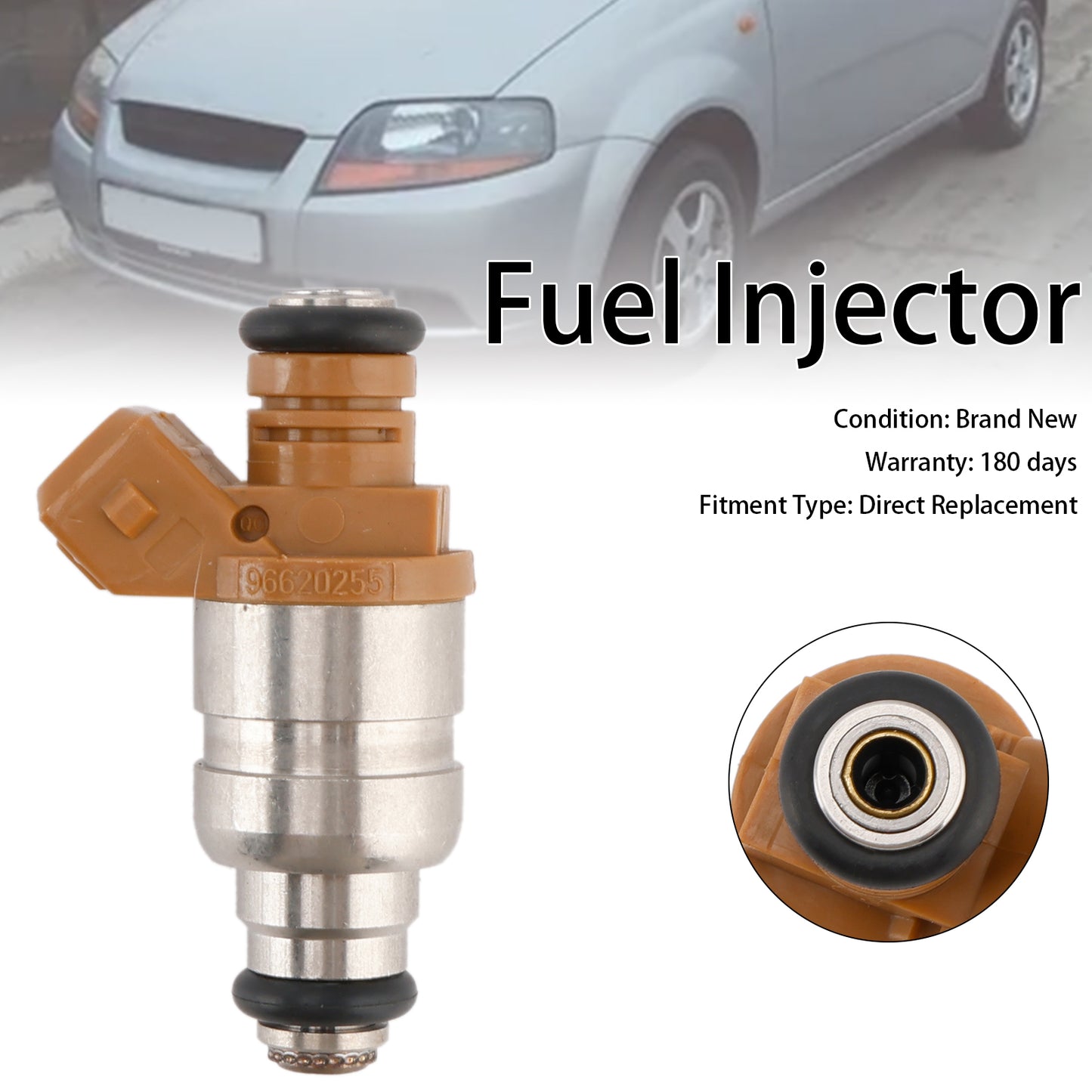 1PCS Fuel Injector 96620255 Fit Chevrolet Fit Daewoo Matiz 0.8L 1.0L 96518620