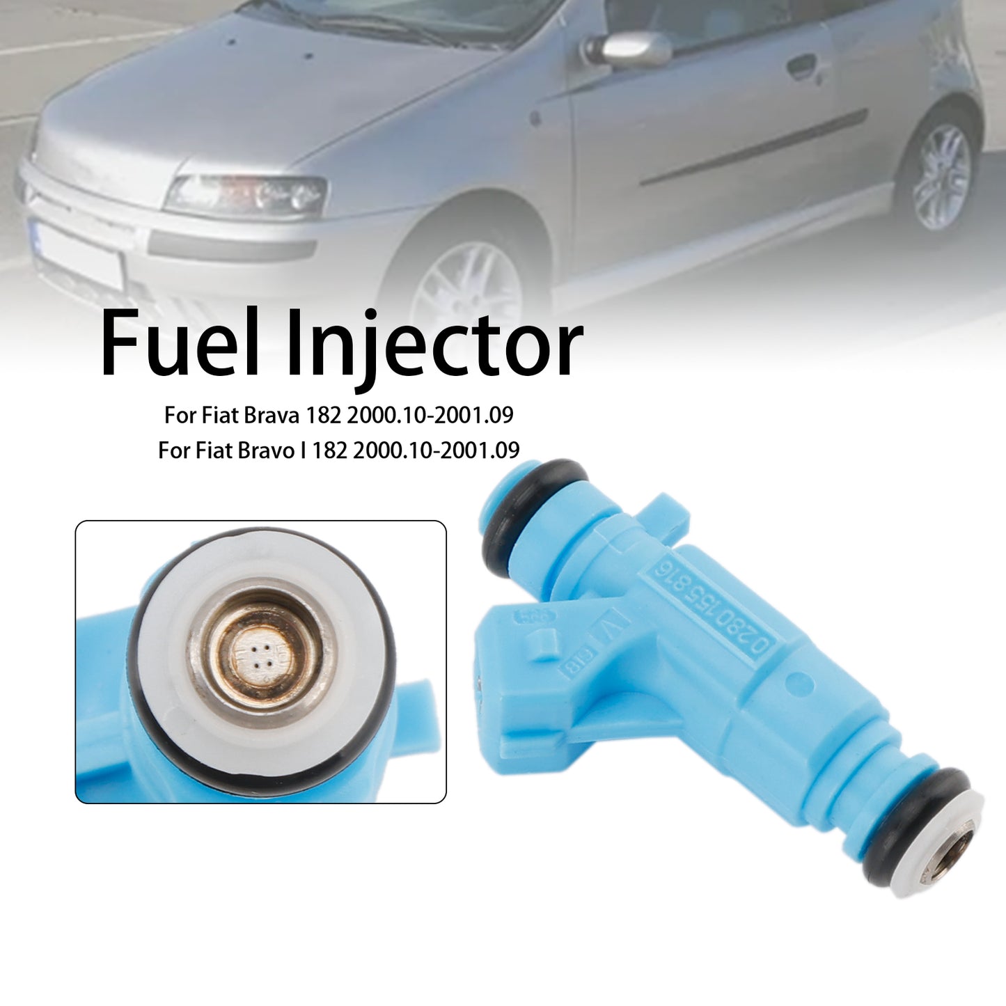 1PCS Fuel Injector 0280155816 Fit Fiat Brava Bravo I Palio Punto Siena Lancia Y