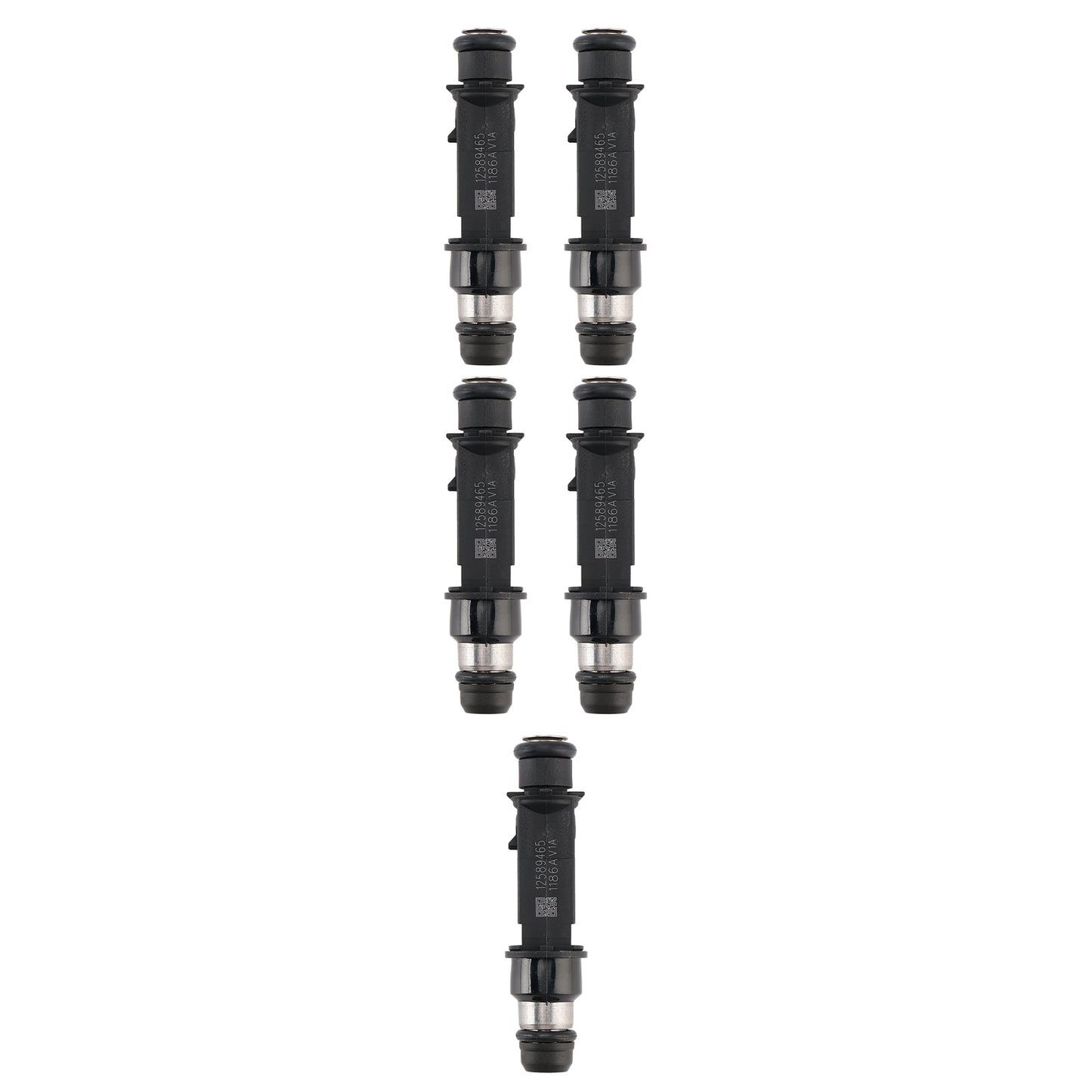 5PCS Fuel Injector 12589465 Fit Hummer H3 Fit Chevrolet Trailblazer Colorado