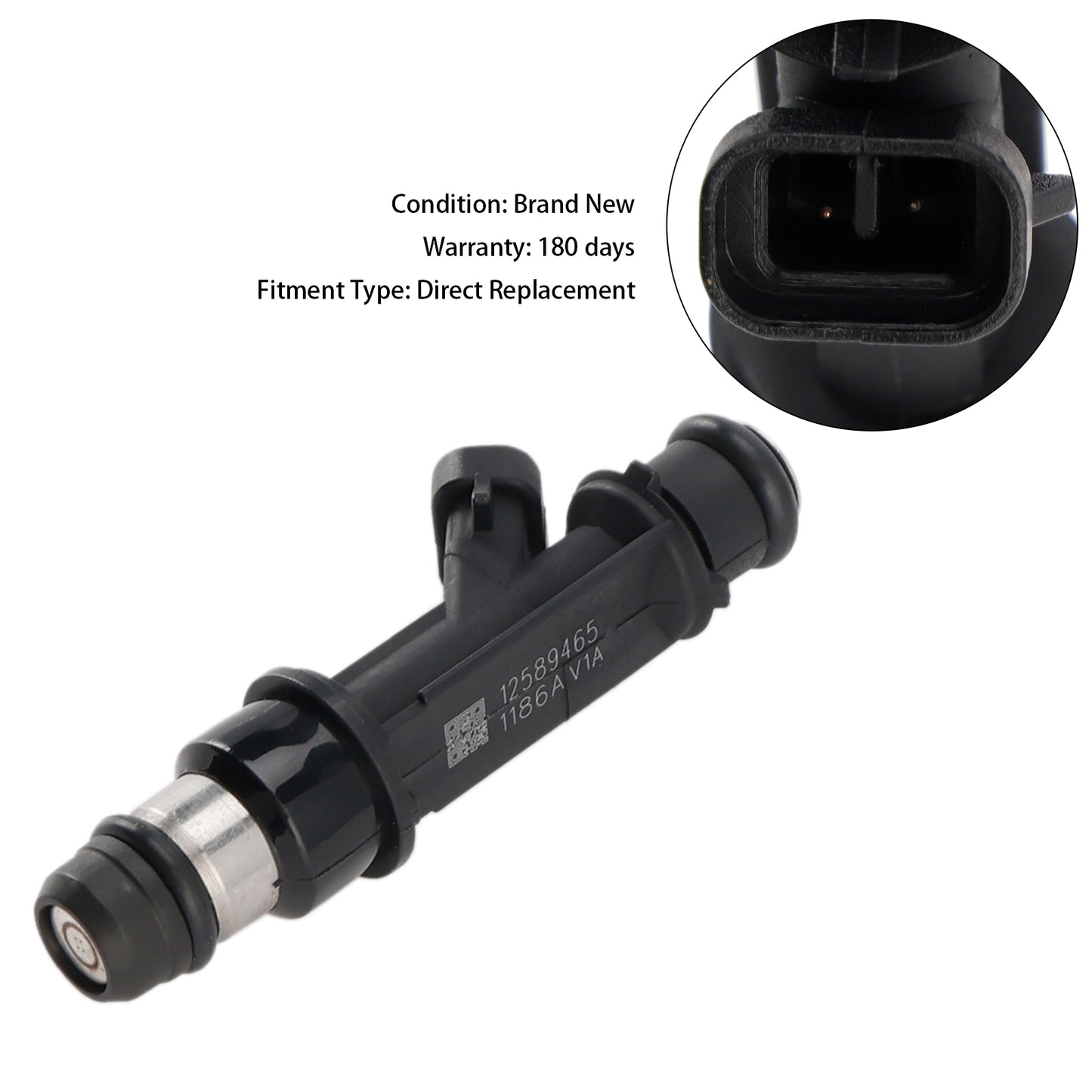 1PCS Fuel Injector 12589465 Fit Hummer H3 Fit Chevrolet Trailblazer Colorado