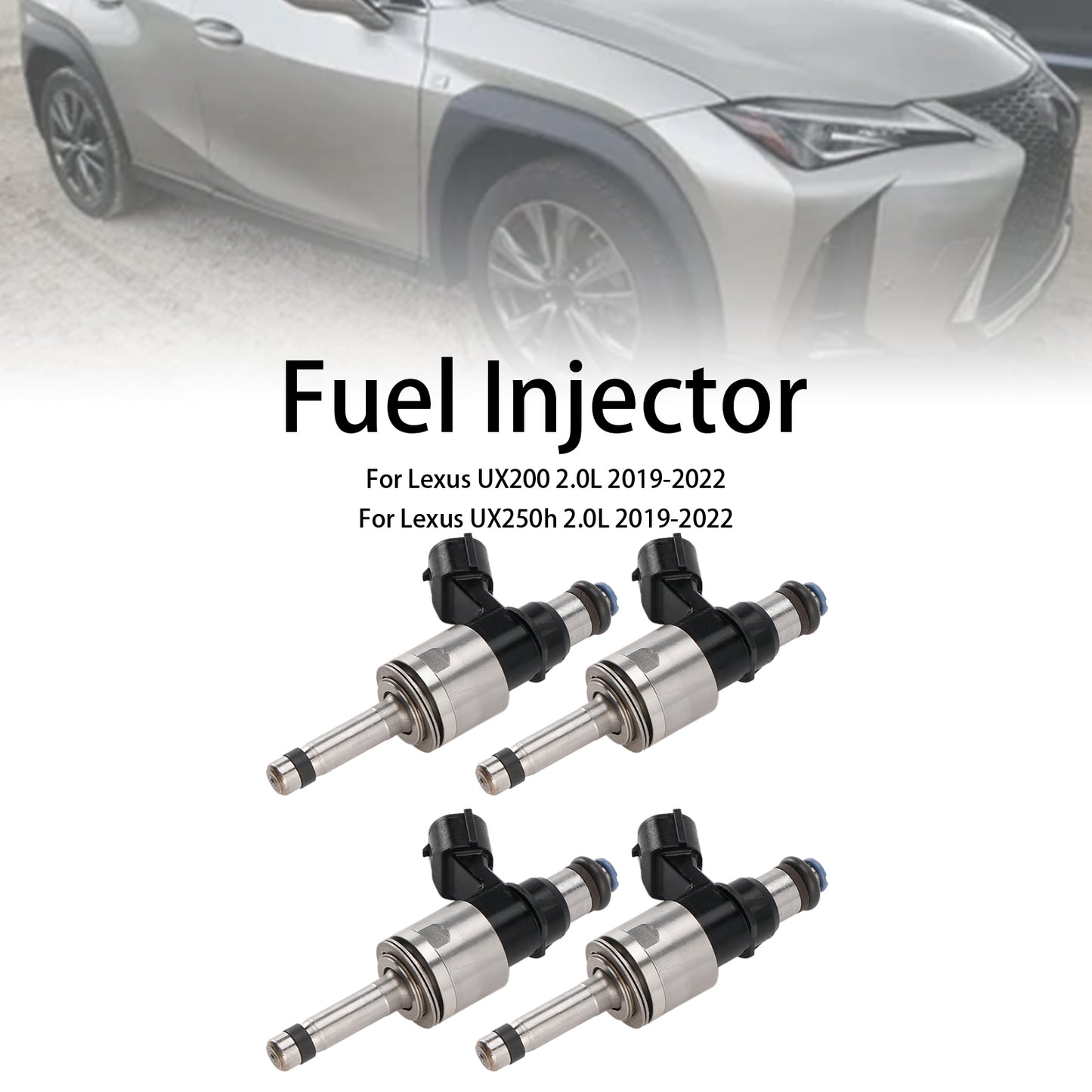 4PCS Fuel Injector 23250-24010 Fit Lexus UX200 UX250h Fit Corolla 2019-2022