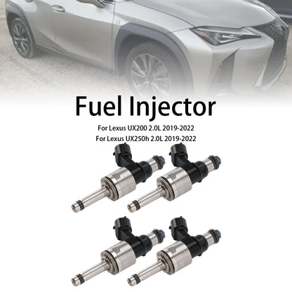4PCS Fuel Injector 23250-24010 Fit Lexus UX200 UX250h Fit Corolla 2019-2022