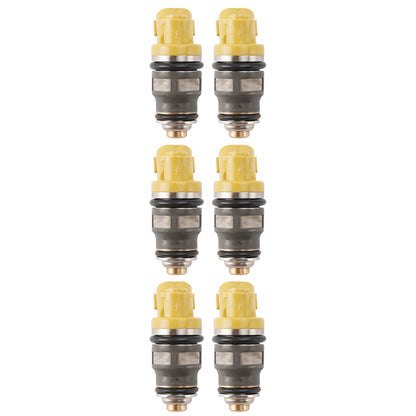 6PCS Fuel Injector 1001-87091 Fit Denso 650CC Fit Toyota Supra JZA80 2JZGTE 2JZ