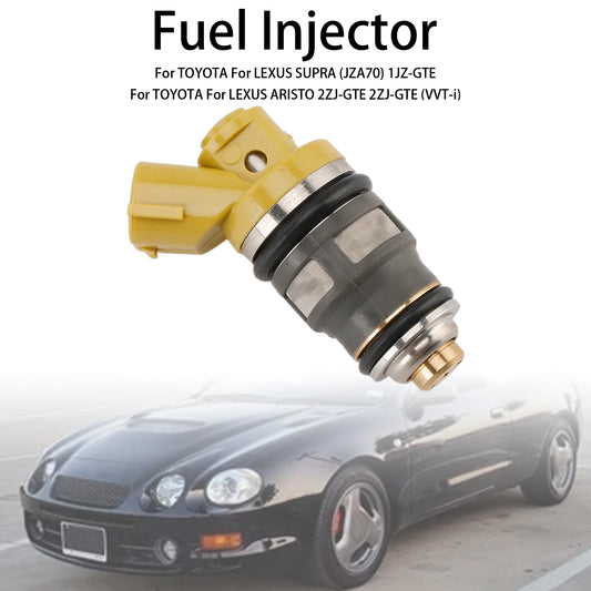 1PCS Fuel Injector 1001-87091 Fit Denso 650CC Fit Toyota Supra JZA80 2JZGTE 2JZ
