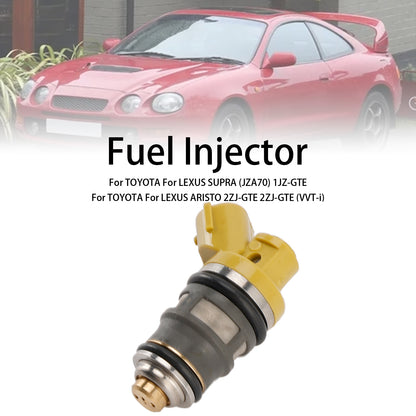1PCS Fuel Injector 1001-87091 Fit Denso 650CC Fit Toyota Supra JZA80 2JZGTE 2JZ