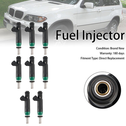 8PCS Fuel Injector 7525721 Fit Siemens 04-2010 FIT BMW X5 745Li/i 645Ci 545i