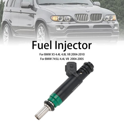 1PCS Fuel Injector 7525721 Fit Siemens 04-2010 FIT BMW X5 745Li/i 645Ci 545i