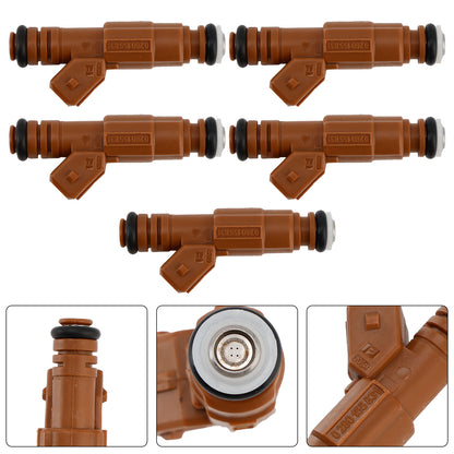 5PCS Fuel Injector 0280155831 Fit Volvo S60 S80 C70 XC90 2.4L 2.5L 1998-2009