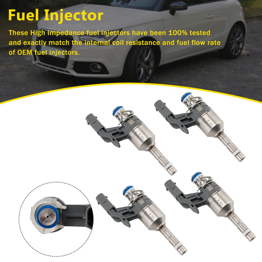 4PCS Fuel Injector 03F906036B Fit Audi A1 A3 Fit VW Beetle Golf 6 1.2 TSI/TSFI