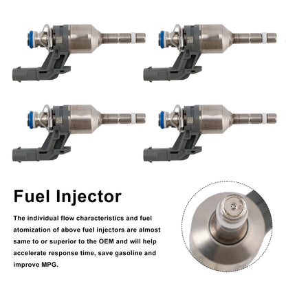 4PCS Fuel Injector 03F906036B Fit Audi A1 A3 Fit VW Beetle Golf 6 1.2 TSI/TSFI