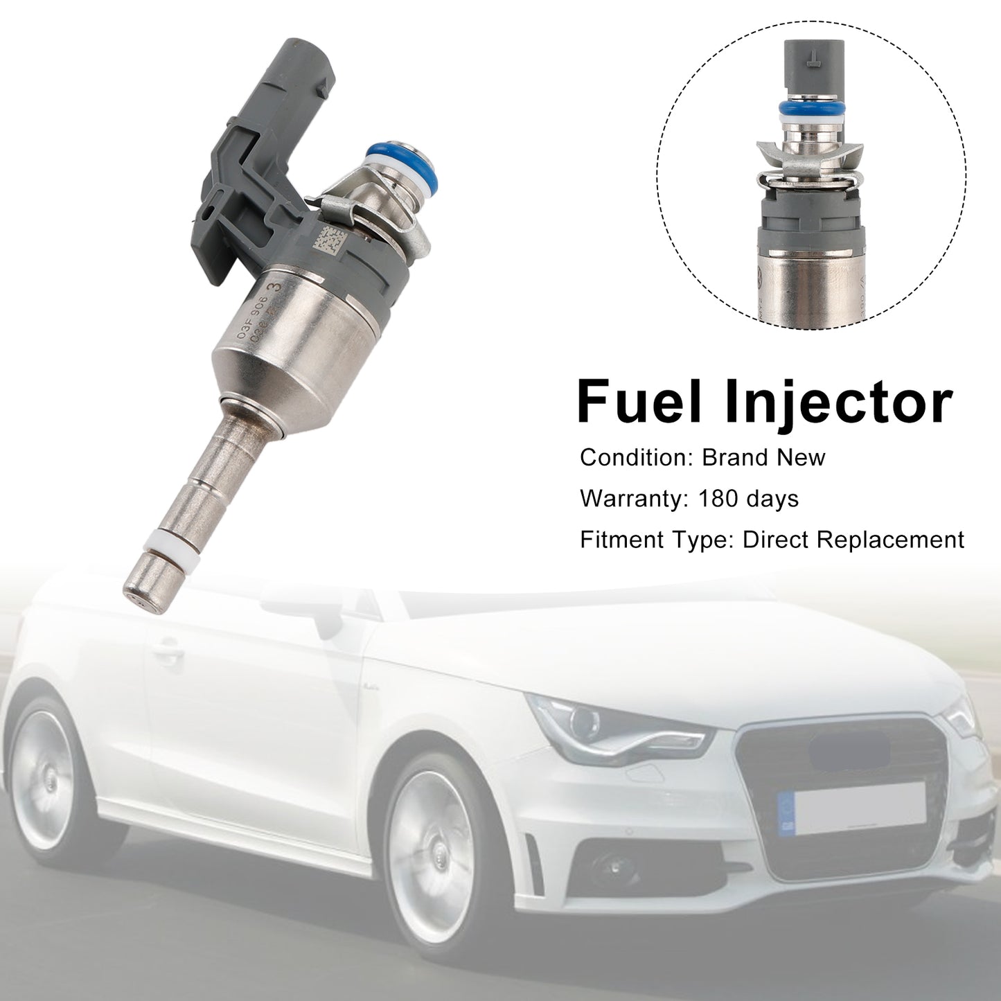 1PCS Fuel Injector 03F906036B Fit Audi A1 A3 Fit VW Beetle Golf 6 1.2 TSI/TSFI
