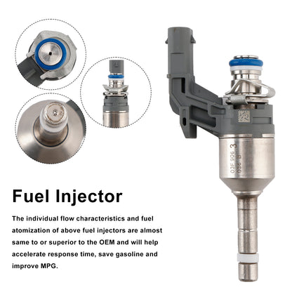 1PCS Fuel Injector 03F906036B Fit Audi A1 A3 Fit VW Beetle Golf 6 1.2 TSI/TSFI