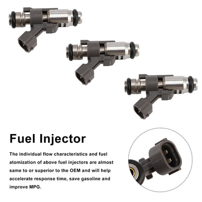 3PCS Fuel Injector AUC11700 Fit John Deere Gator XUV835M XUV835E XUV825E