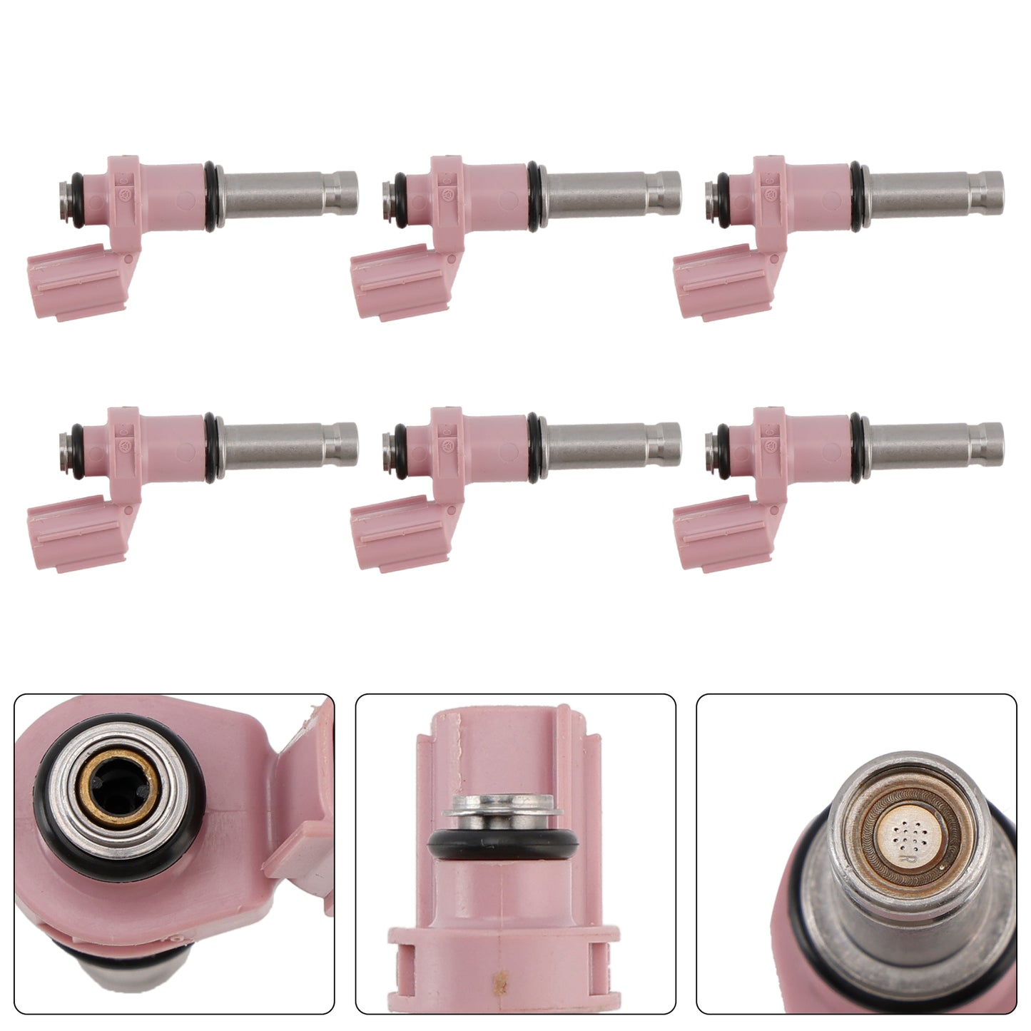 6PCS Fuel Injector 23250-31070 Fit Lexus GS350 3.5L V6 2007-2015 Fit RC350