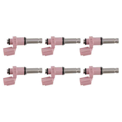 6PCS Fuel Injector 23250-31070 Fit Lexus GS350 3.5L V6 2007-2015 Fit RC350