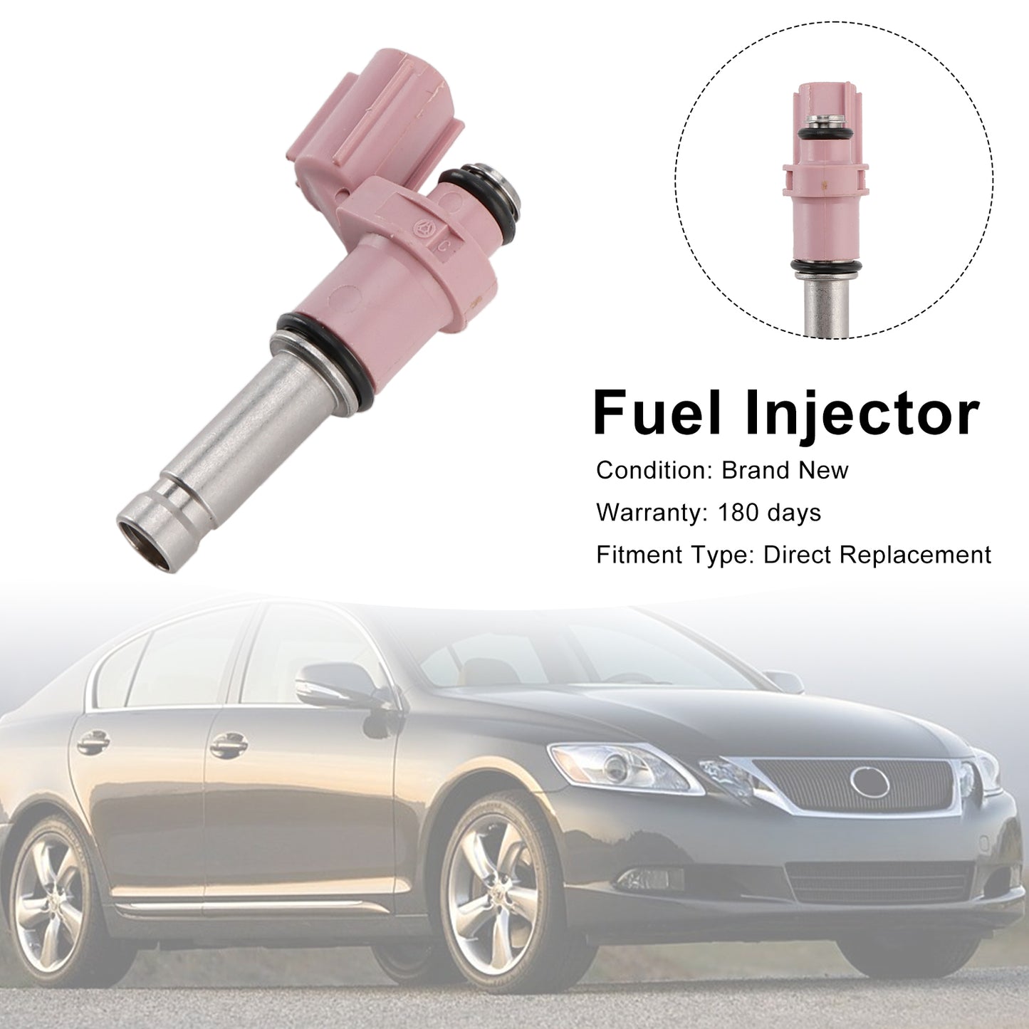 1PCS Fuel Injector 23250-31070 Fit Lexus GS350 3.5L V6 2007-2015 Fit RC350