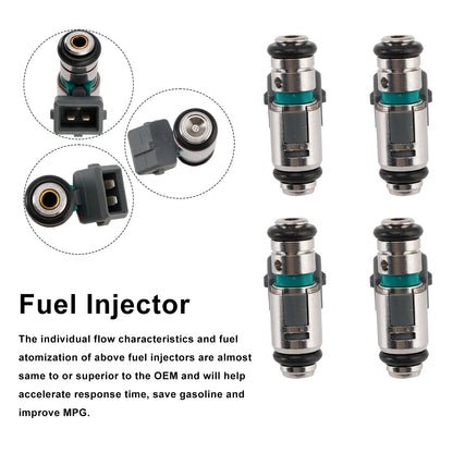 4PCS Fuel Iniector IWP042 Fit Renault Clio Espace Kangoo Laguna Megane