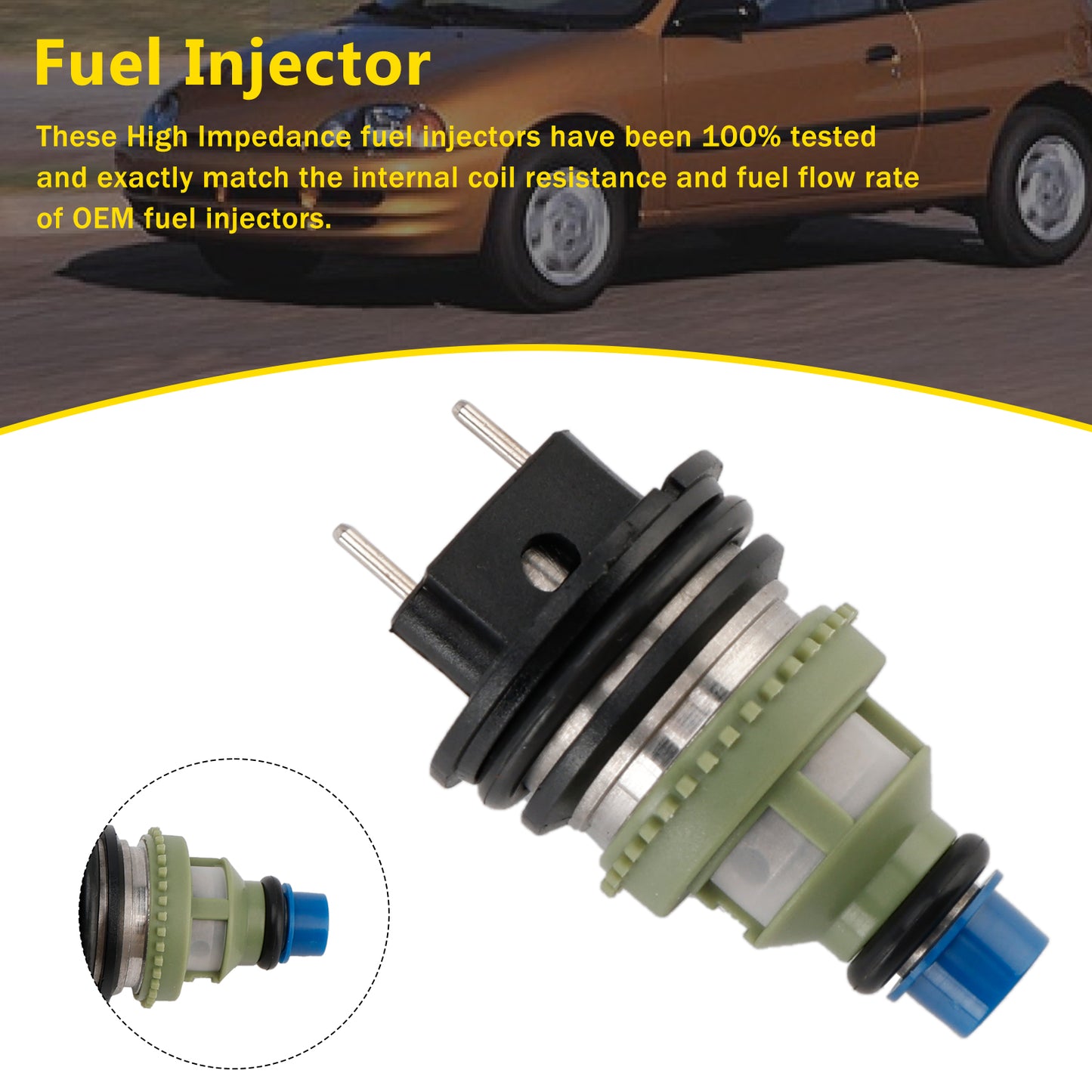 1PCS Fuel Injector 0280150661 Fit Geo Metro Fit Suzuki Swift 1.0L 195500-2160