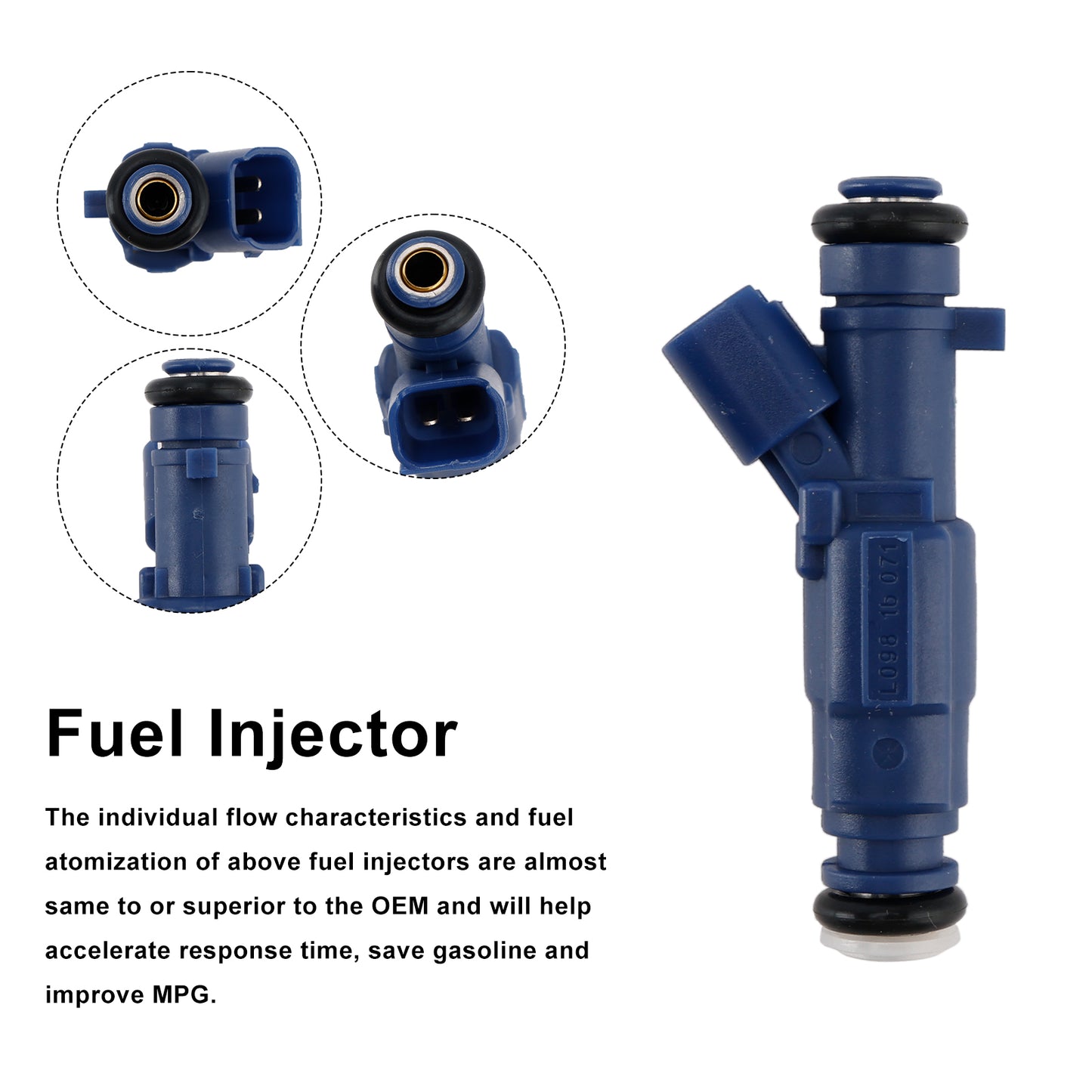 1PCS Fuel Injector 353102J000 Fit Elantra 2021-2023 Fit Kona 2022-2023 2.0L