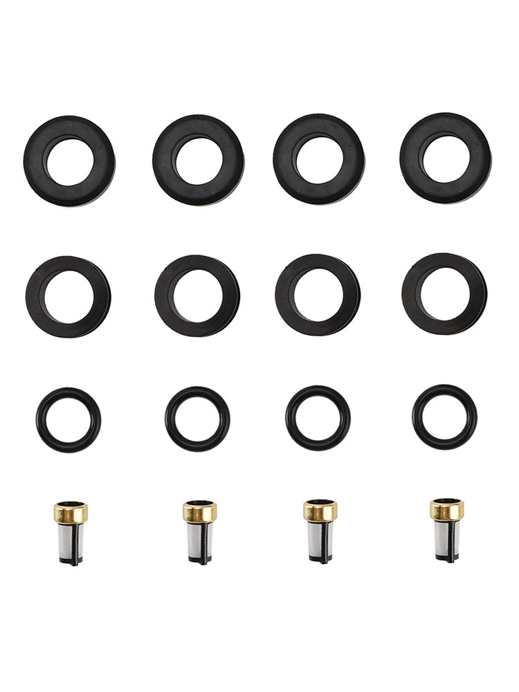 4PCS Fuel Injector O-Ring Filter Seal Fit Mazda RX-7 FC 13B Rotary 1986-1991