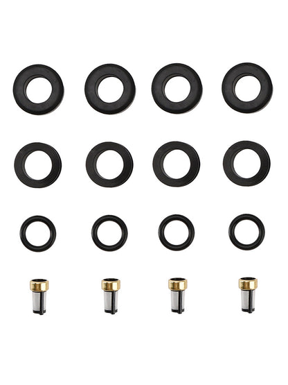 4PCS Fuel Injector O-Ring Filter Seal Fit Mazda RX-7 FC 13B Rotary 1986-1991