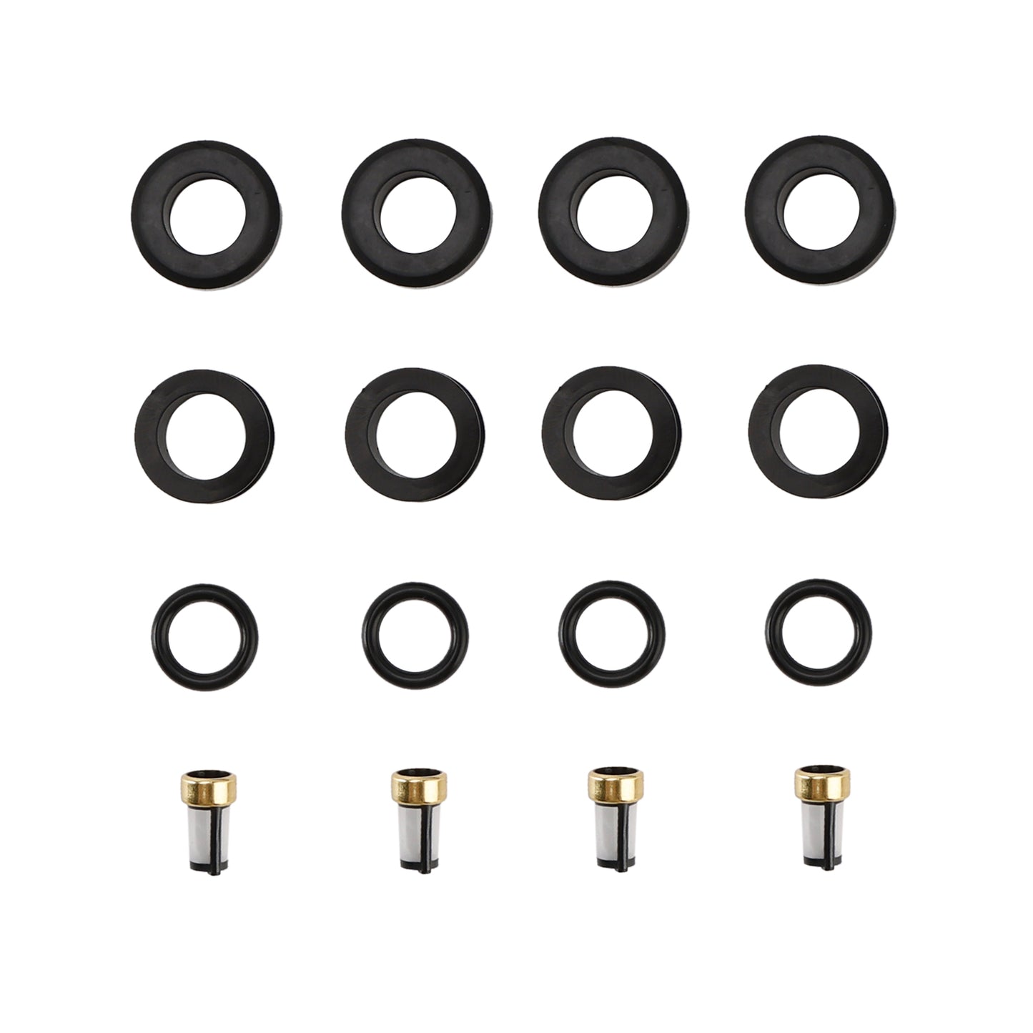 4PCS Fuel Injector O-Ring Filter Seal Fit Mazda RX-7 FC 13B Rotary 1986-1991