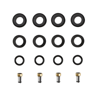4PCS Fuel Injector O-Ring Filter Seal Fit Mazda RX-7 FC 13B Rotary 1986-1991