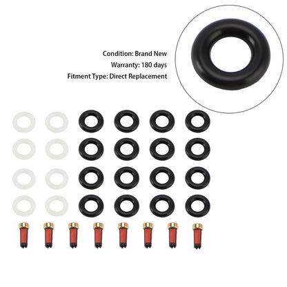 8PCS Fuel Injector Service Kit O-Ring 0280156101 Fit Porsche Cayenne S 4.5L